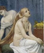 Pierre Puvis de Chavannes Toilette oil painting on canvas